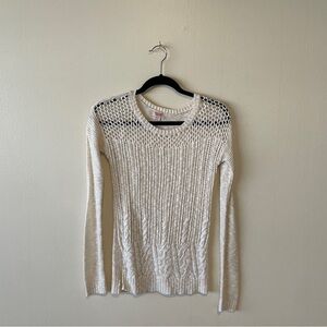 Mossimo Supply Co. Ivory Knit Sweater